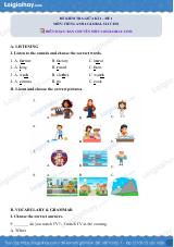 Đề thi giữa kì 2 Tiếng Anh 4 Global Success - Đề số 1